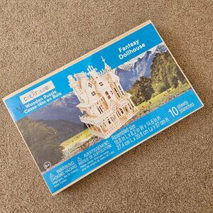 Retired Creatology 3D Wooden Puzzle - Fantasy Dollhouse - NEW‎